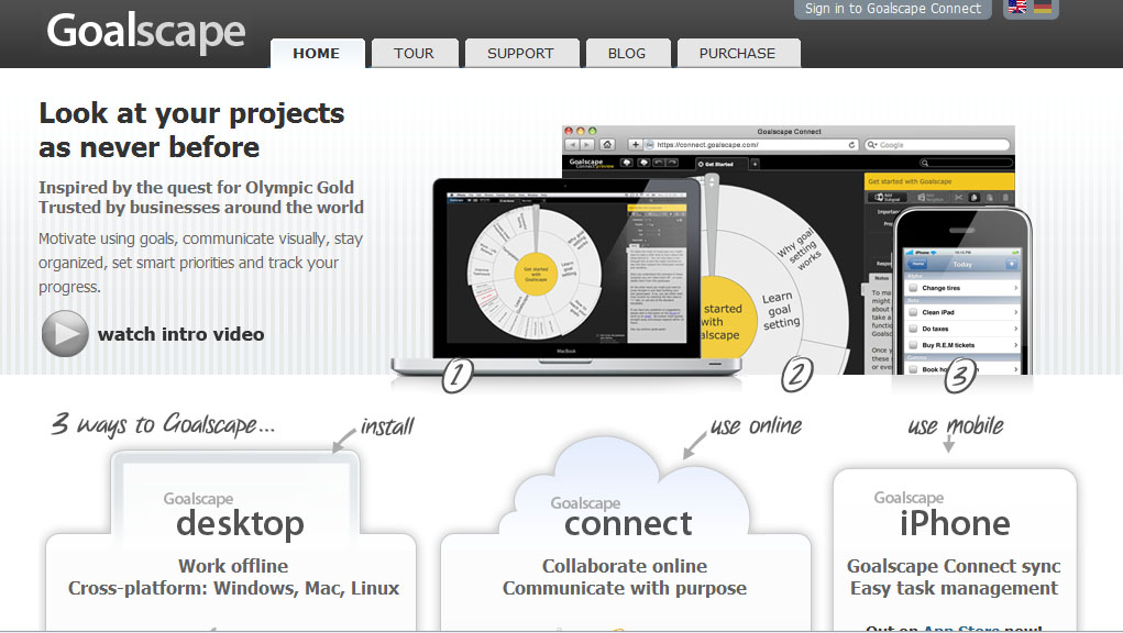 Goalscape Visual information Management software. 5 про сайт