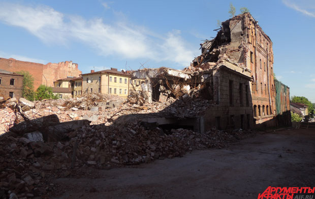Исторический квартал Выборга превратился в руины